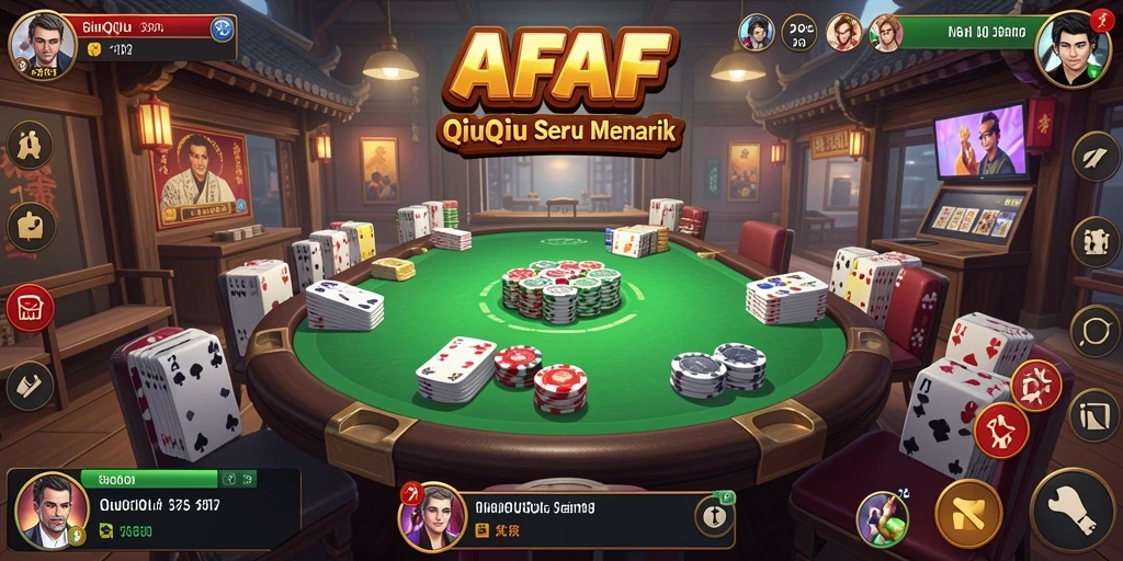 Tampilan gameplay QiuQiu yang menarik di AFAF.