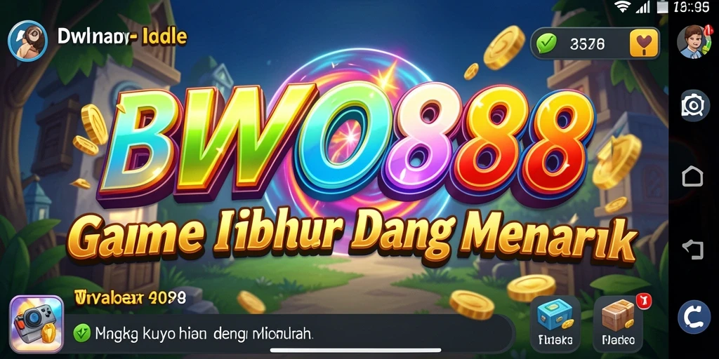 Tampilan menarik gameplay BWO888 dalam suasana Idle.