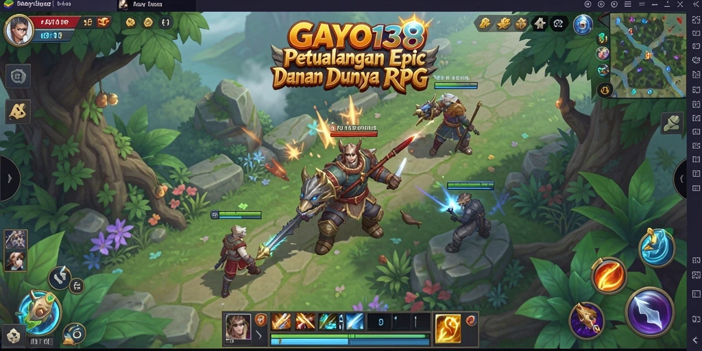 Tampilan gameplay menarik GAYO138 yang penuh aksi RPG.