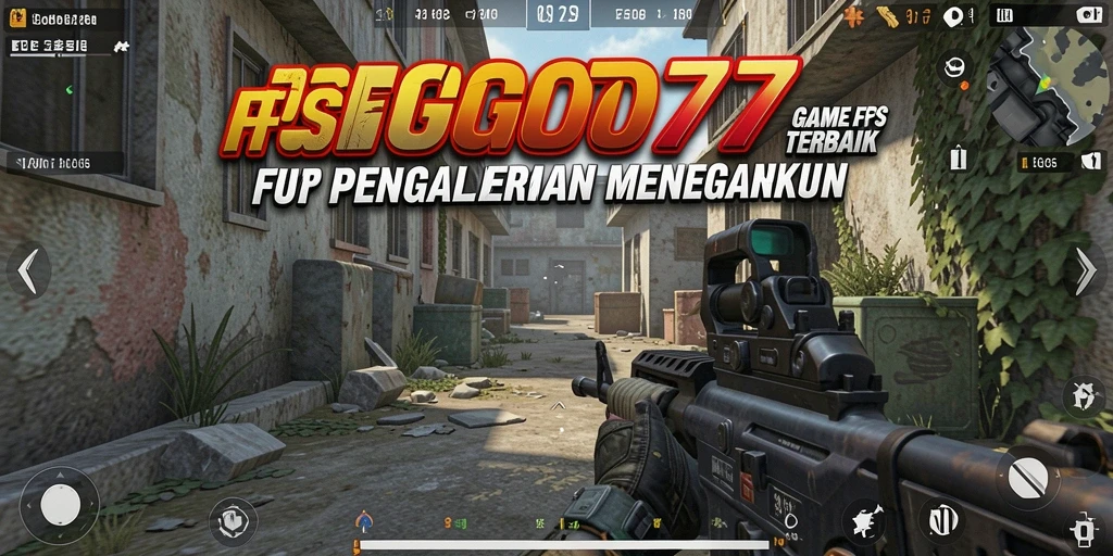 Tampilan gameplay menegangkan dalam GOGO77 dengan aksi tembak-menembak.