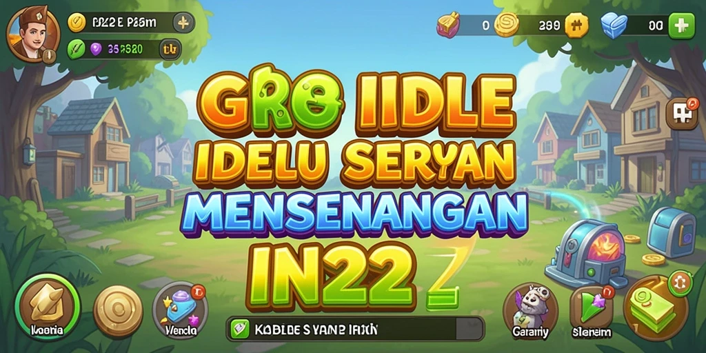 Tampilan gameplay IN22 yang menawan dan penuh warna.