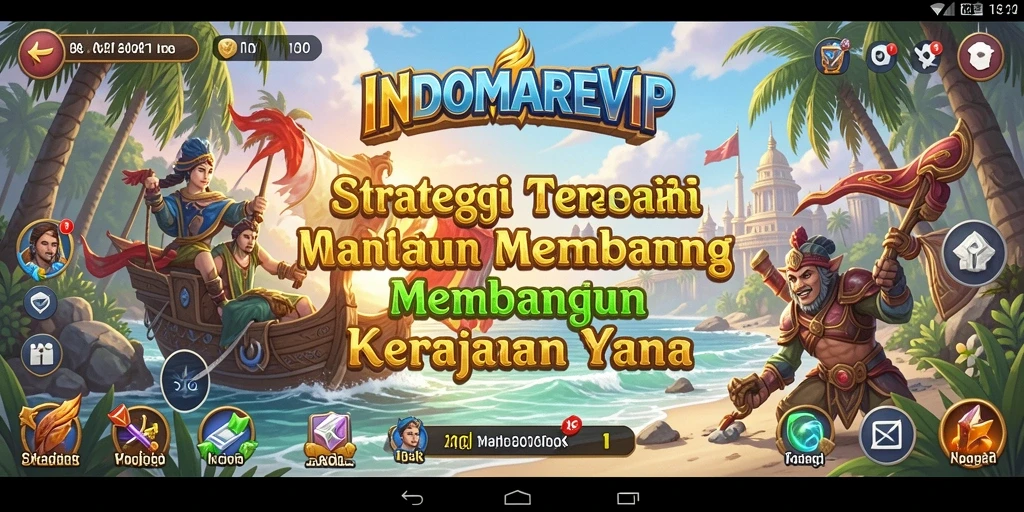 Tampilan gameplay INDOMAREVIP yang menegangkan dan strategis.