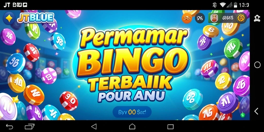 Tampilan gameplay Bingo yang mengasyikkan di JTBLUE.