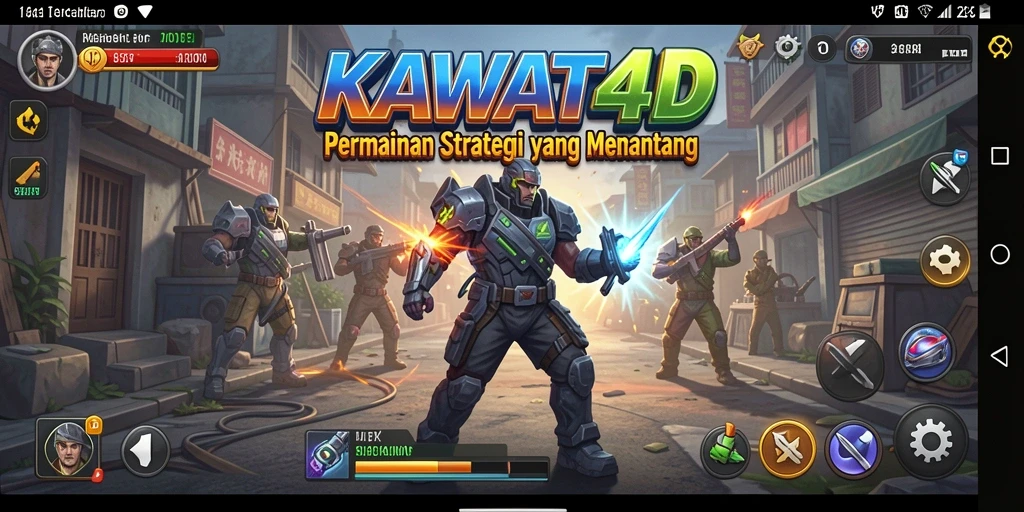 Tampilan gameplay menarik dari KAWAT4D dengan strategi yang mendebarkan.