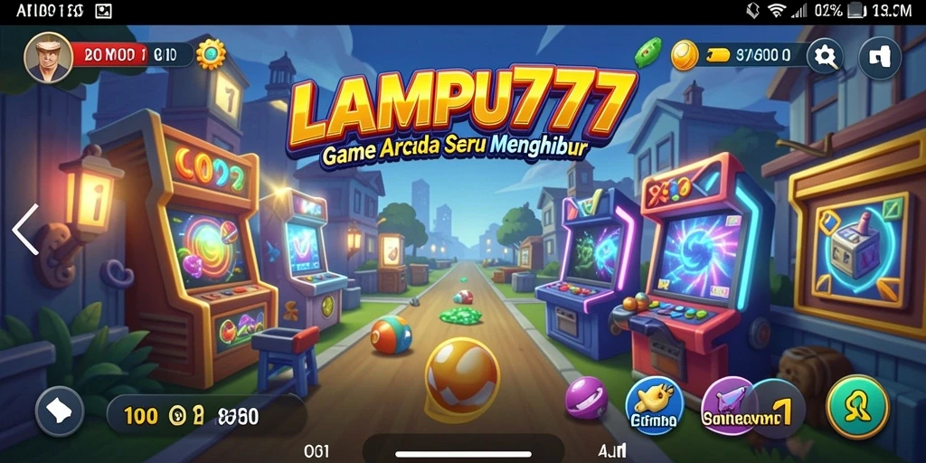 Tampilan gameplay seru dan penuh tantangan dari LAMPU777.