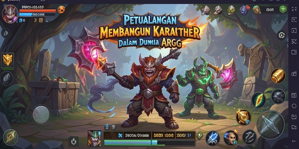 Tampilan gameplay seru dari PPHOKI dalam aksi pertarungan ARPG.