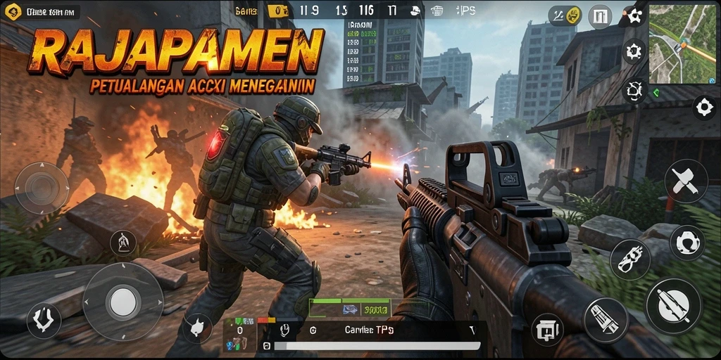 Lihat aksi intens dari gameplay RAJAPAMEN yang mendebarkan.