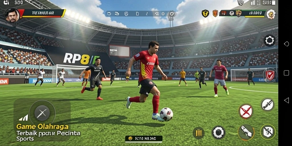 Tampilan gameplay yang menegangkan dan seru dalam RP8.
