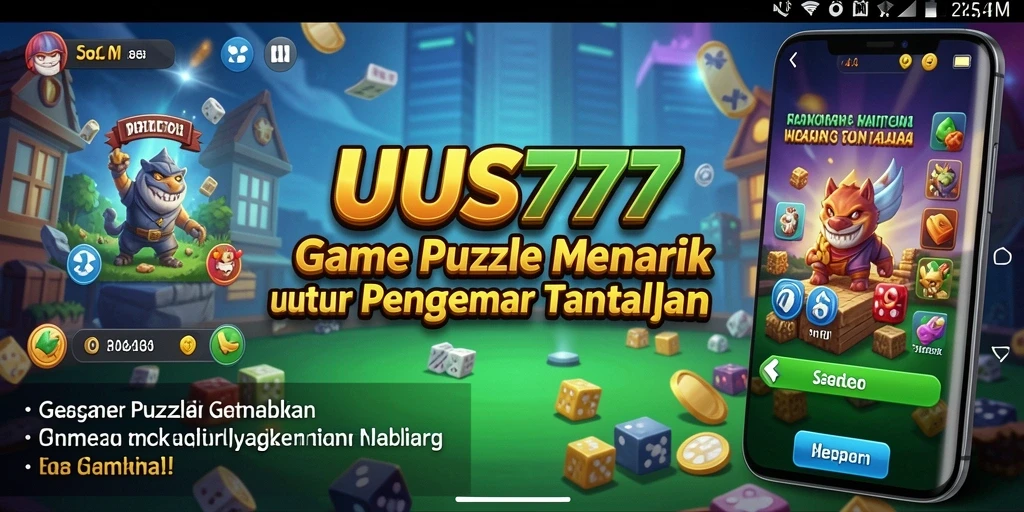 Tangkapan layar gameplay UUS777 yang menunjukkan tantangan Puzzle.